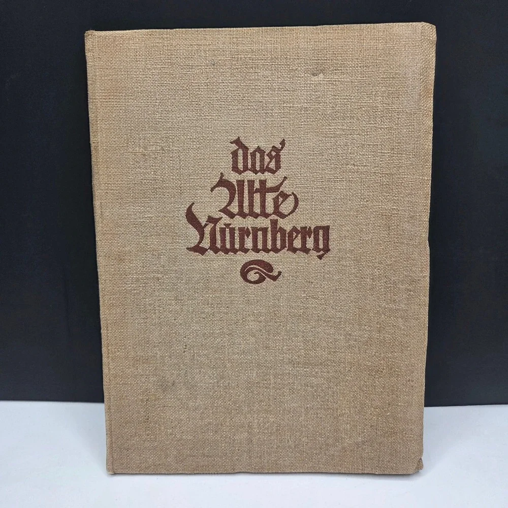 Das Alte Nürnberg Justus Bier 1926 German History Architecture City Plan BB13
